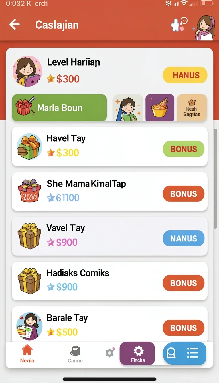 Tampilan utama aplikasi Download 555f APK untuk Android yang intuitif dan efisien.