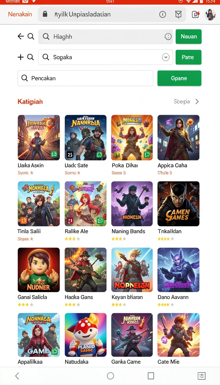 Tampilan utama aplikasi stadium77 App APK Terbaru yang intuitif dan efisien.